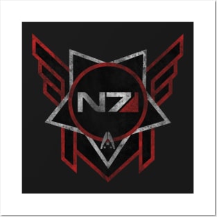 N7 Crest Posters and Art